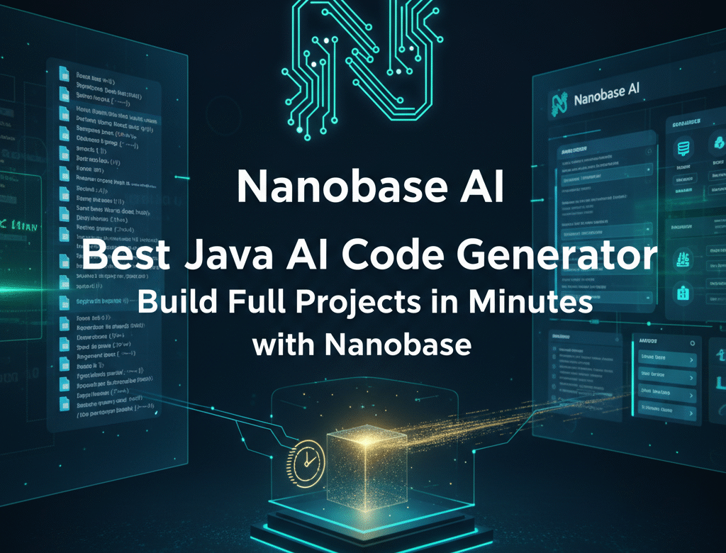 Best Java AI Code Generator — Build Full Projects in Minutes with Nanobase
