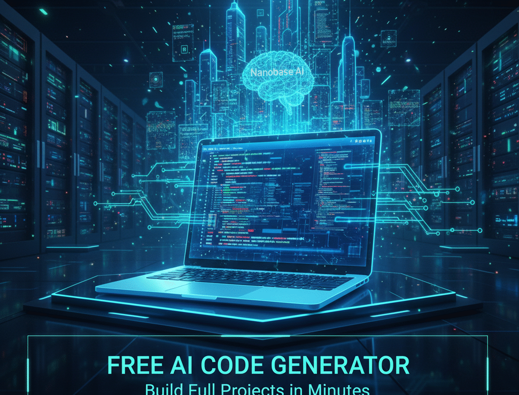 Free AI Code Generator — Build Full Projects in Minutes with Nanobase AI